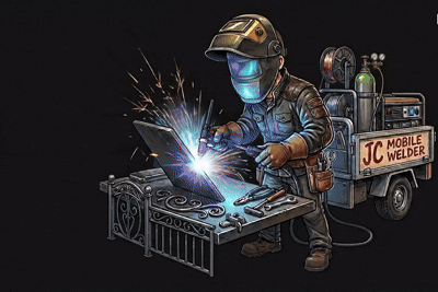 JC Mobile Welder at work